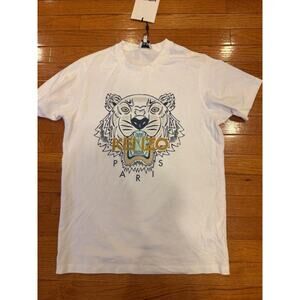 NWT KENZO TIGER WHITE T-SHIRT XS(SW300